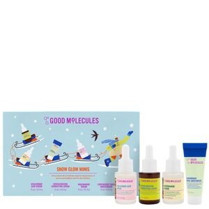 Good Molecules Snow Glow Minis‎ Skincare Set Hyaluronic Acid Niacinamide Serums